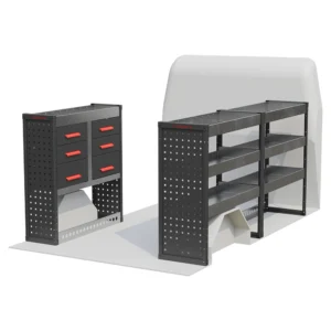 Citroen Dispatch 2016 Onwards L2 Model, Ragnar Pro Van Racking Range & Drawers Unit