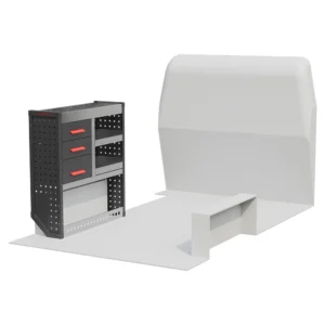 Top Tray Drawers & Shelf Unit 1050h x 1000w x 335 or 435d 3 drawer, 2 shelves and full width top tray.