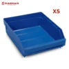 5 Storage Boxes