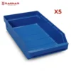 5 Storage Boxes