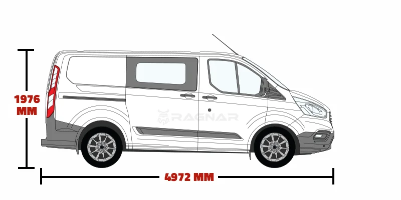 Ford Transit Custom L1 Crewcab 2013 to 2023