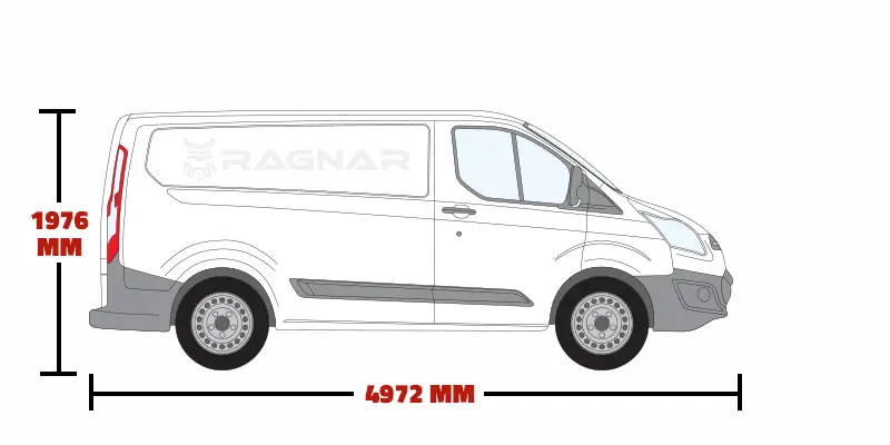 Ford Transit Custom L1/H1 Short Wheelbase/Low Roof 2013 to 2023