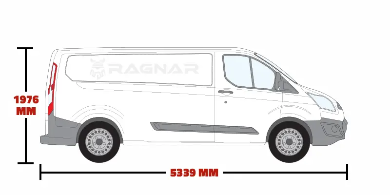 Ford Transit Custom L2/H1 Long Wheelbase/Low Roof 2013 to 2023