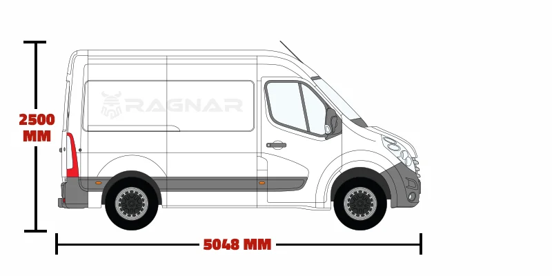 Nissan NV400 & Interstar L1/H2 Short Wheelbase/High Roof 2010 Onwards