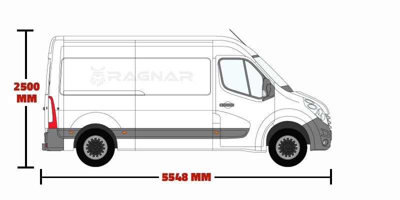 Renault Master L2/H2 Medium Wheelbase/ Medium Roof 2010 Onwards