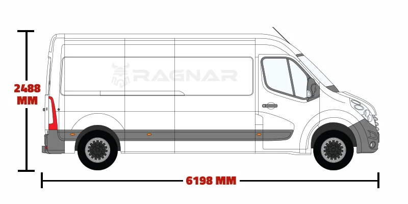 Nissan NV400 & Interstar L3/H2 Long Wheelbase/High Roof 2010 Onwards