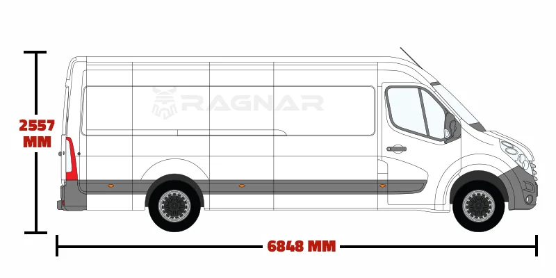 Renault Master L4/H2 Extra Long Wheelbase/ Medium Roof 2010 Onwards