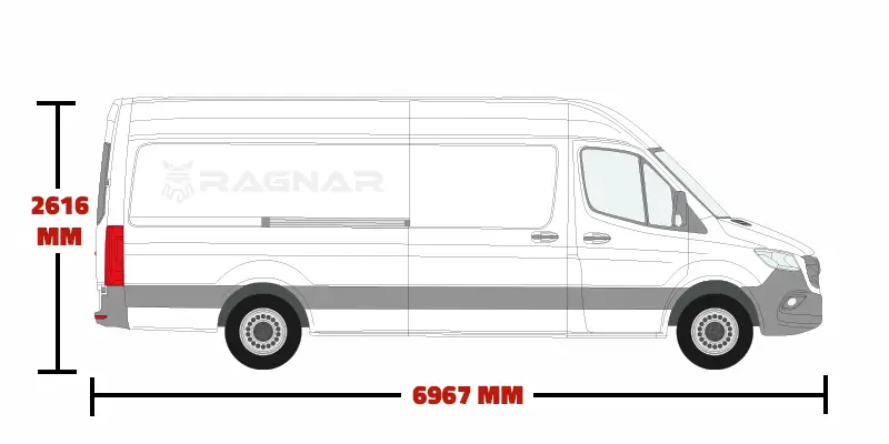 Mercedes Sprinter L3/H2 Long Wheelbase/High Roof 2018 Onwards
