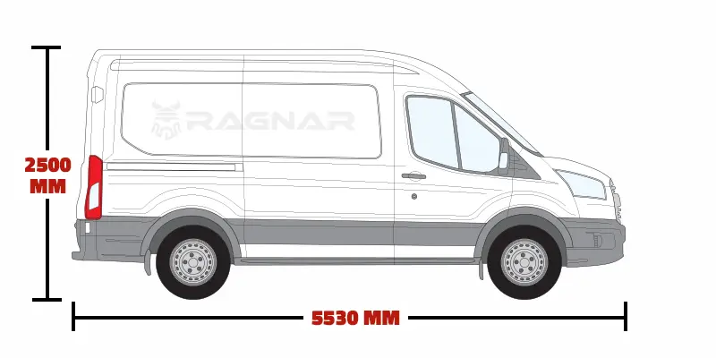 Ford Transit L2/H2 Medium Wheelbase/Medium Roof 2014 Onwards