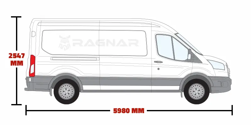 Ford Transit L3/H2 Long Wheelbase/Medium Roof 2014 Onwards