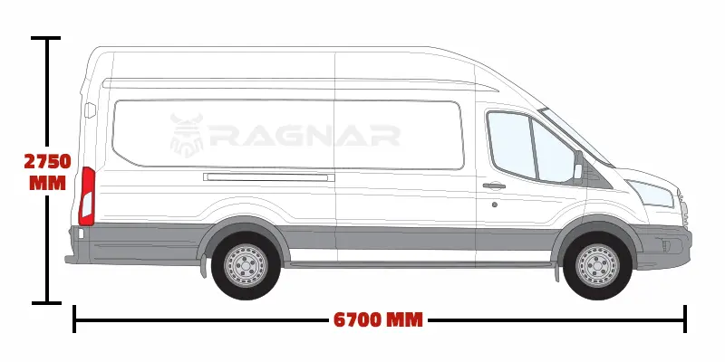 Ford Transit L4/H3 Extra Long Wheelbase/High Roof 2014 Onwards