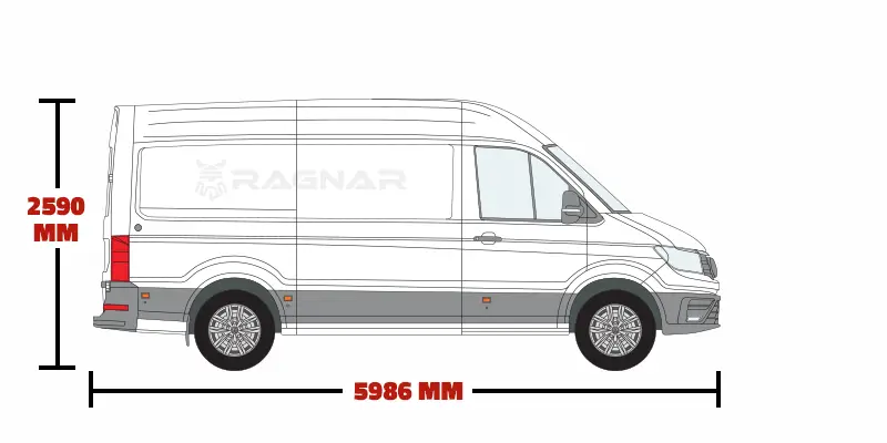 Volkswagen Crafter L3/H3 Medium Wheelbase/High Roof 2017 Onwards