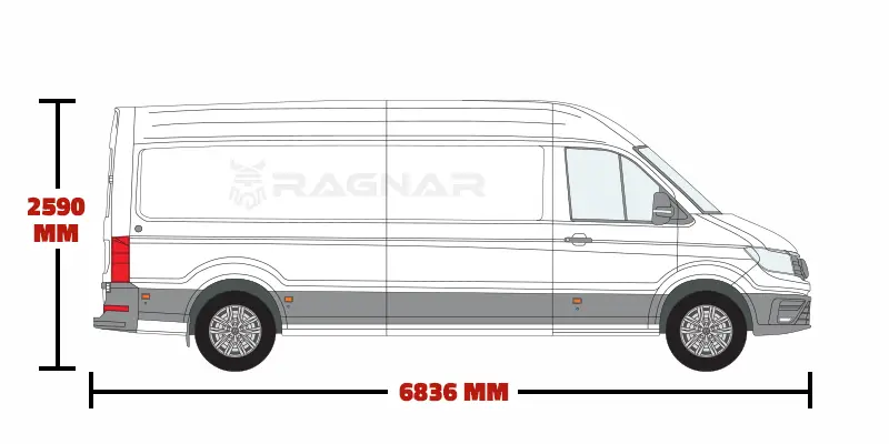 Volkswagen Crafter L4/H3 Long Wheelbase/High Roof 2017 Onwards