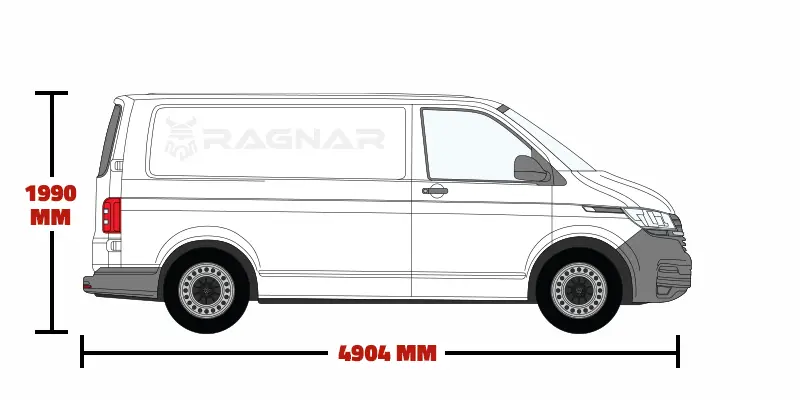 Volkswagen T6,T6.1, T28,T30 & T32 Transporter L1 Short Wheelbase 2015 Onwards
