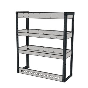 Universal Ragnar Pro Van Racking Range Shelving Unit 1050 High x 900 Wide with shelf depth options.