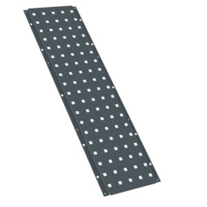 Perforated full end panel fits 1050 high x 1000 wide x 435 depth shelves