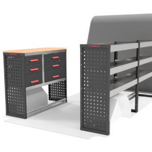 Ford Transit 2014 Onwards L2/H2 Model, Ragnar Pro Van Racking & Drawer Range